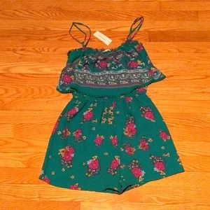 SALE Francesca's Floral Romper